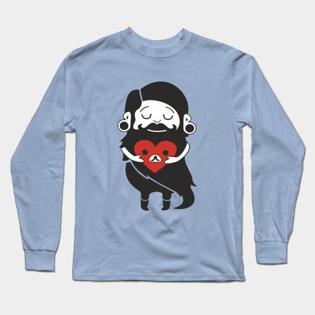 Beard Love Long Sleeve T-Shirt by idiotstile